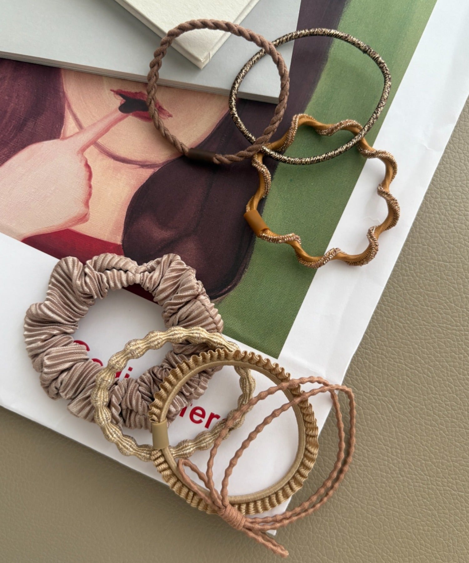 ciite' シーテ ヘアゴム チョコブラウンゴム ヘアゴムセット