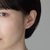 ciite' シーテ ピアス（両耳用） 【金属アレルギー対応】レクタングルバー ピアス