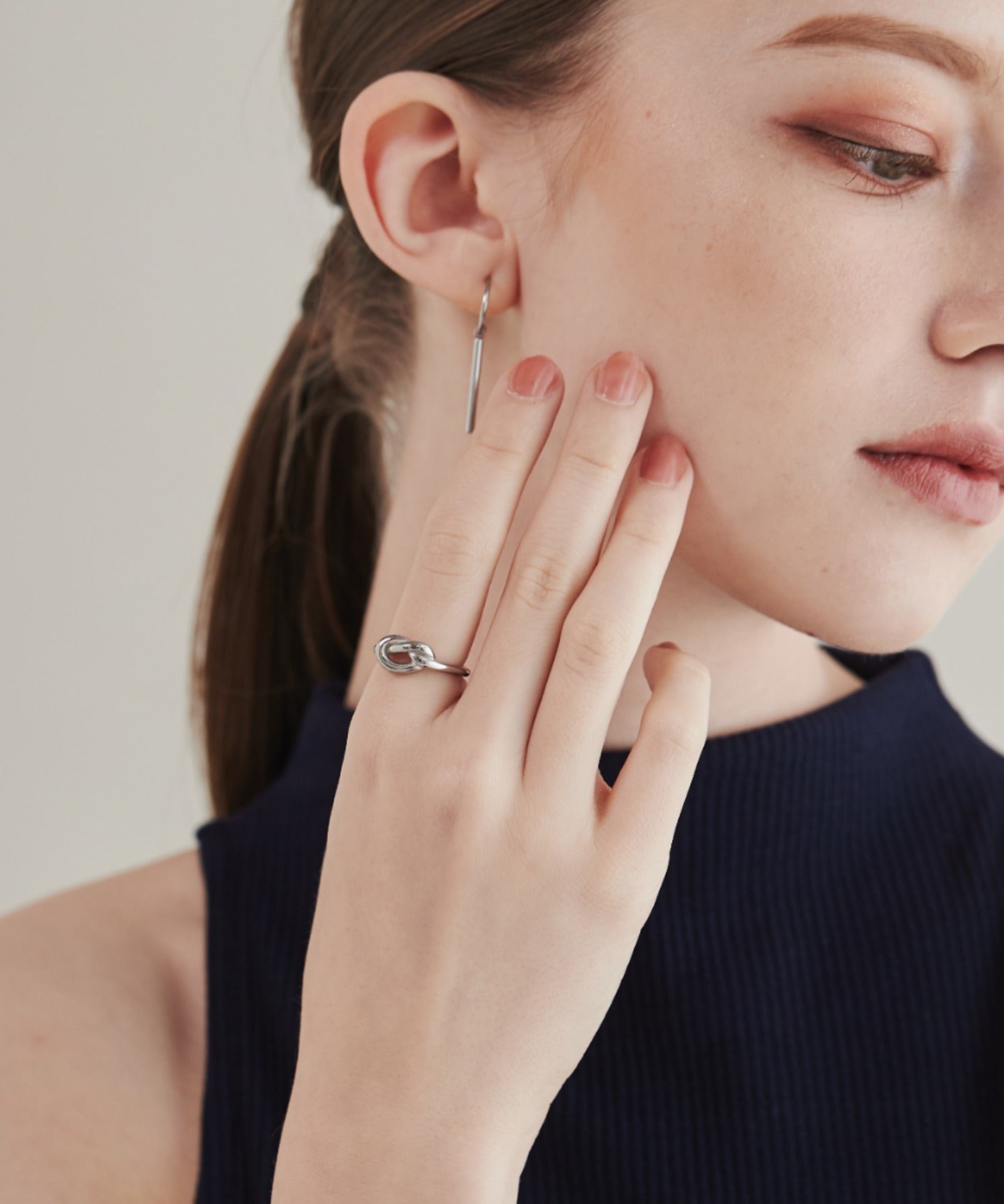 ciite' シーテ リング 【 金属アレルギー対応 】 ノットリング サージカルステンレス