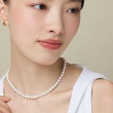 ciite' シーテ ネックレス 【 金属アレルギー対応 】 シンプルパールネックレス サージカルステンレス