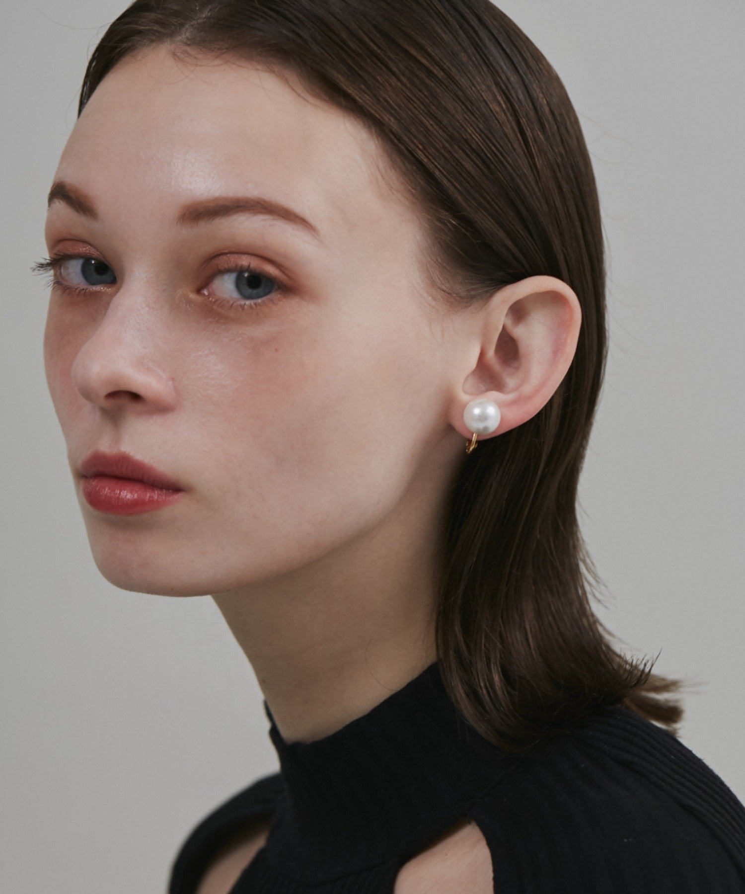 ciite' シーテ イヤリング 【 金属アレルギー対応 】 シンプルパールイヤリング サージカルステンレス (両耳用)