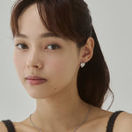 ciite' シーテ ピアス（両耳用） 【 金属アレルギー対応 】デザインハートピアス サージカルステンレス（両耳用）