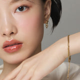 ciite' シーテ ピアス（両耳用） 【 金属アレルギー対応 】 チェーンモチーフピアス サージカルステンレス (両耳用)