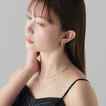 ciite' シーテ ネックレス 2連デザインパールネックレス