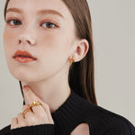 ciite' シーテ ピアス（両耳用） 【 金属アレルギー対応 】 ノットピアス サージカルステンレス (両耳用)