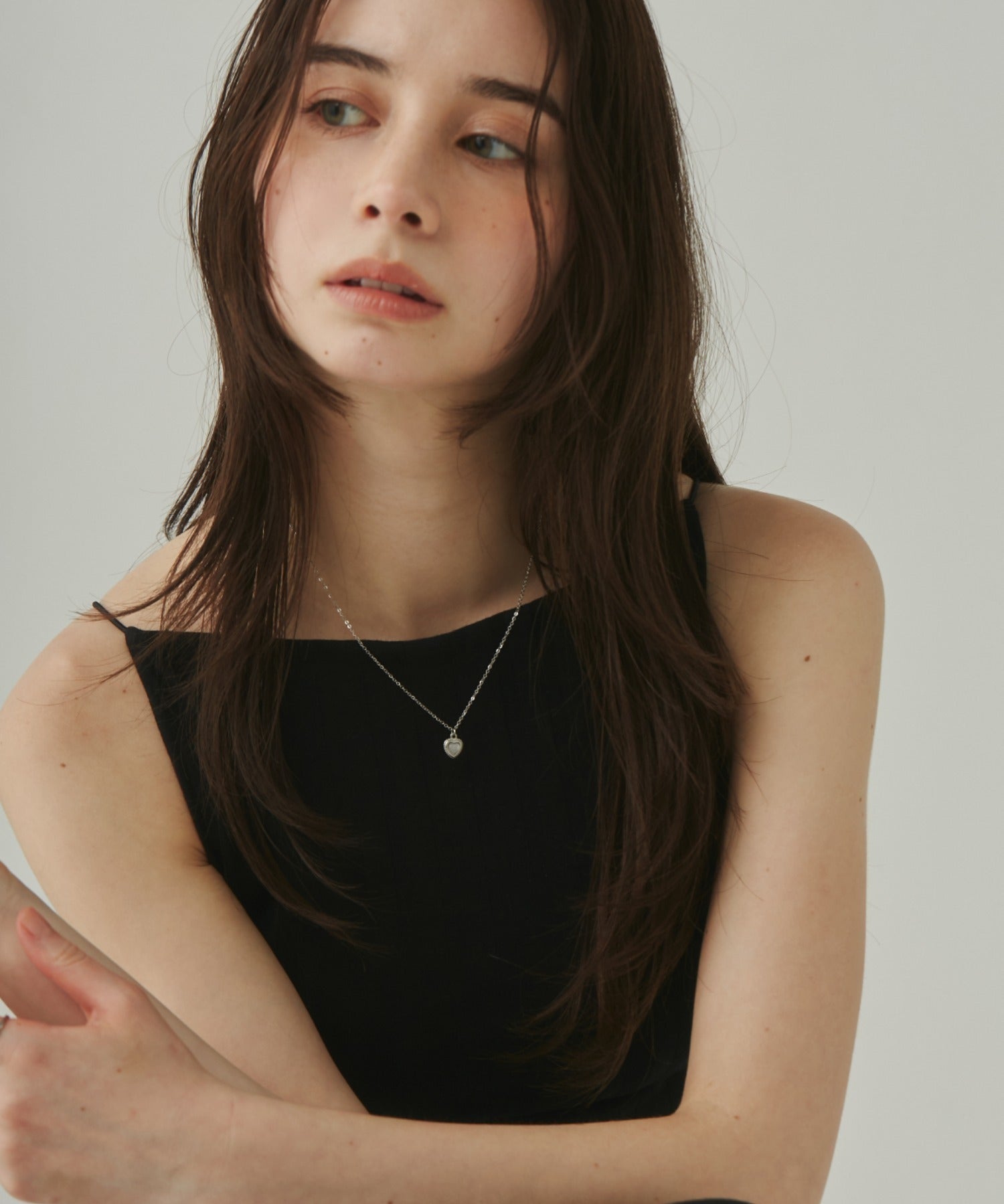 ciite' シーテ ネックレス 【 金属アレルギー対応 】 パステルカラー ハートネックレス サージカルステンレス