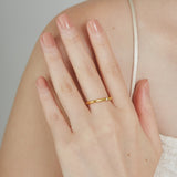 ciite' シーテ リング 【 金属アレルギー対応 】 シンプルビジューリング サージカルステンレス