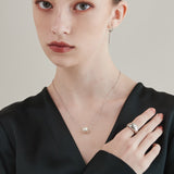 ciite' シーテ ネックレス 【 金属アレルギー対応 】 パールネックレス サージカルステンレス