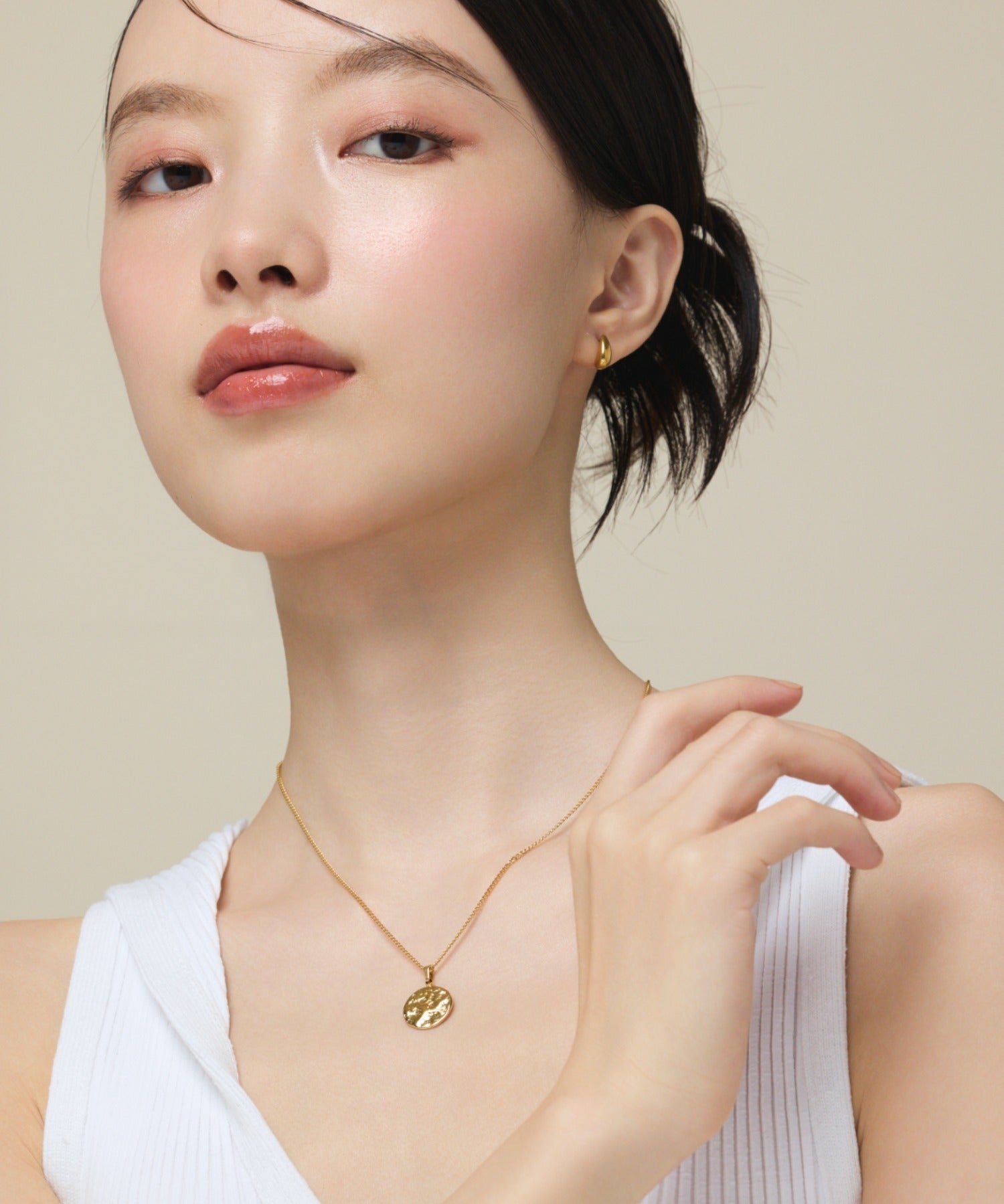 ciite' シーテ ネックレス 【 金属アレルギー対応 】 コインネックレス サージカルステンレス