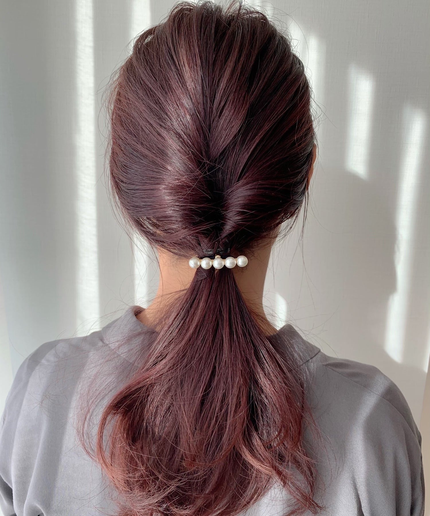 ciite' シーテ ヘアゴム 5連パールポニー