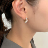 ciite' シーテ ピアス（両耳用） 4連パールフープピアス (両耳用)