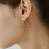 ciite' シーテ ピアス（両耳用） 【 金属アレルギー対応 】チェーンモチーフ フープピアス サージカルステンレス（両耳用）