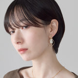 ciite' シーテ イヤリング シリコン付 デザインパール イヤリング