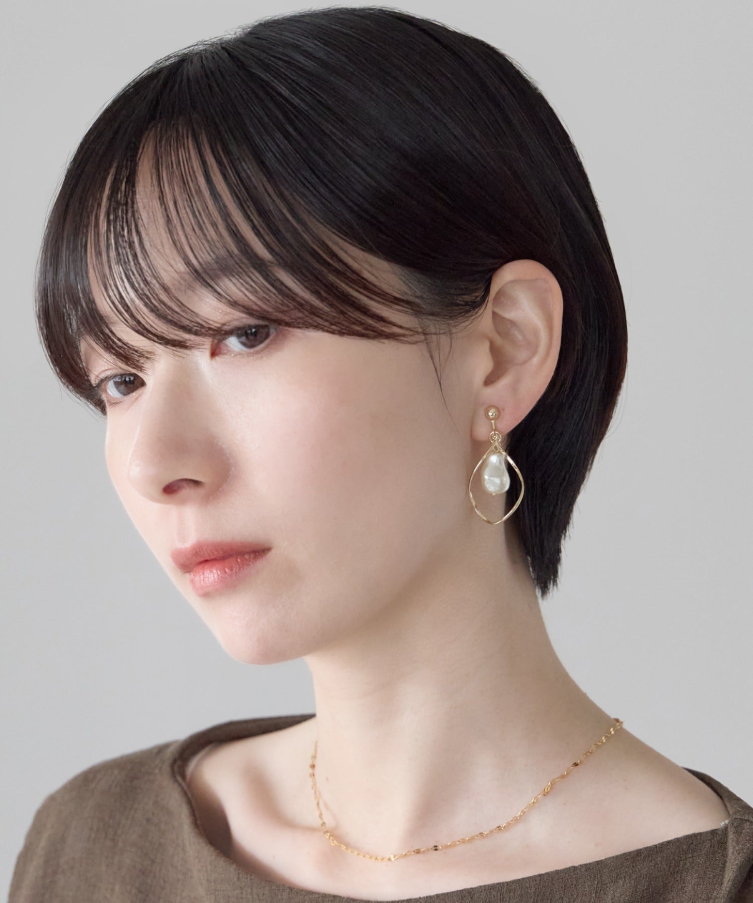 ciite' シーテ イヤリング シリコン付 デザインパール イヤリング