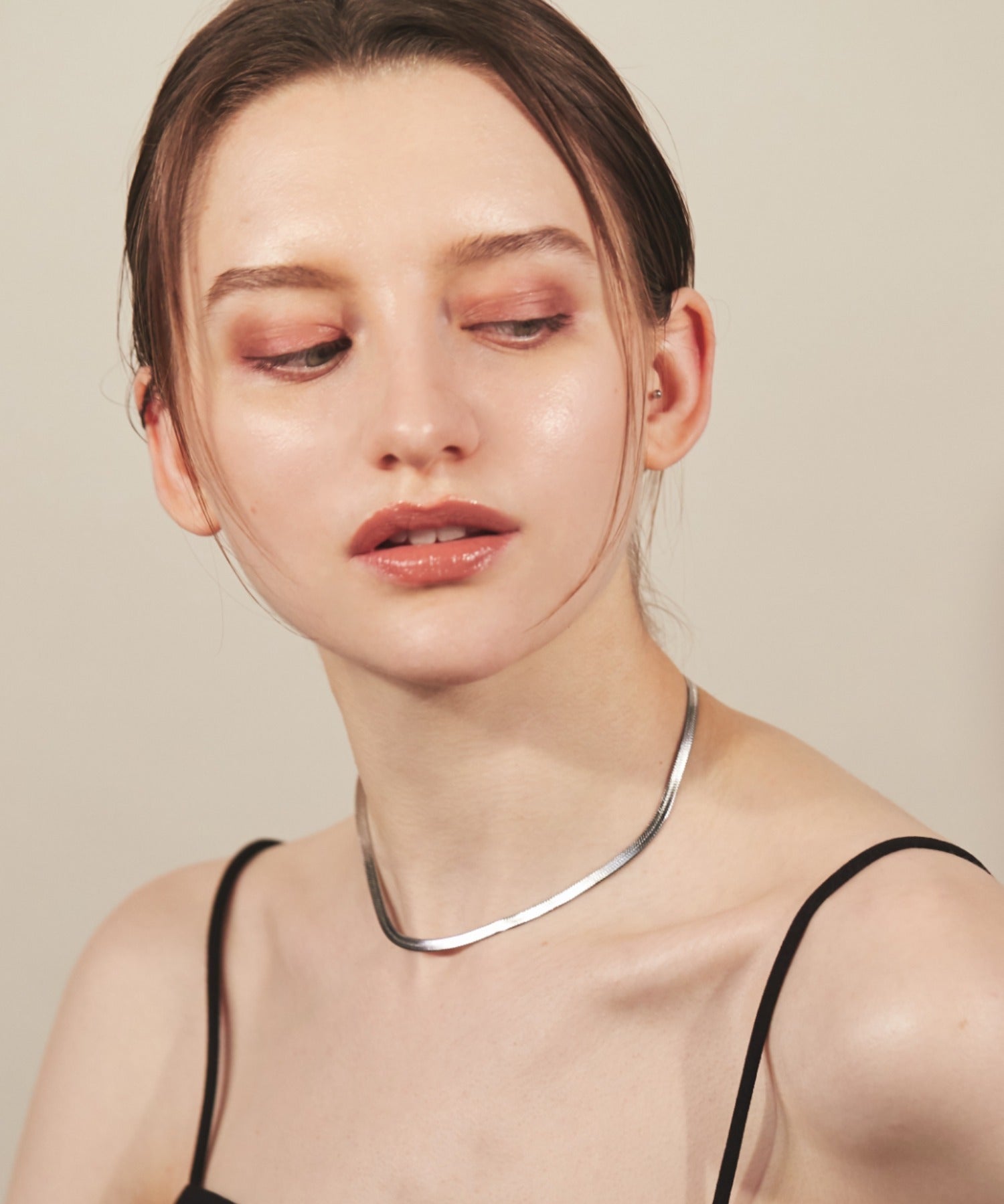 ciite' シーテ ネックレス 【 金属アレルギー対応 】 4mm スネークチェーンネックレス サージカルステンレス