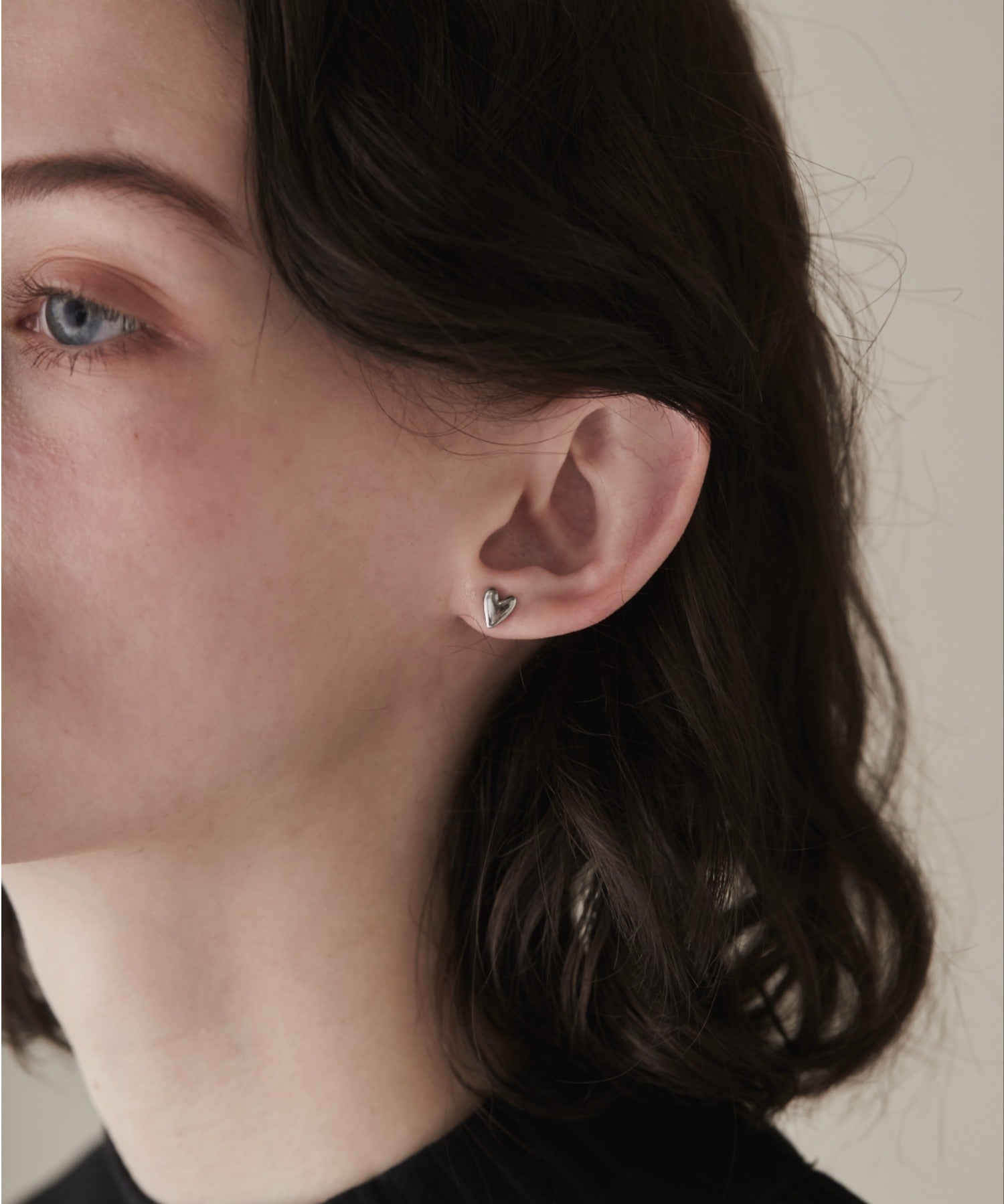 ciite' シーテ ピアス（両耳用） 【 金属アレルギー対応 】 ミニハートピアス サージカルステンレス (両耳用)