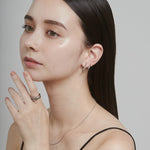 ciite' シーテ ピアス（両耳用） 【 金属アレルギー対応 】 シンプルフープイヤリング 3ペアセット サージカルステンレス (両耳用)