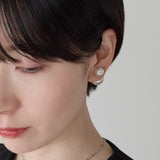 ciite' シーテ ピアス（両耳用） 2way ダブルパールピアス