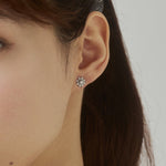 ciite' シーテ ピアス（両耳用） 【 金属アレルギー対応 】 ミニフラワー パールピアス サージカルステンレス（両耳用）