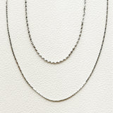 【 金属アレルギー対応 】2連チェーンネックレス サージカルステンレス