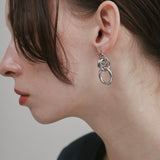 ciite' シーテ ピアス（両耳用） 【 金属アレルギー対応 】 モチーフサークルピアス サージカルステンレス (両耳用)