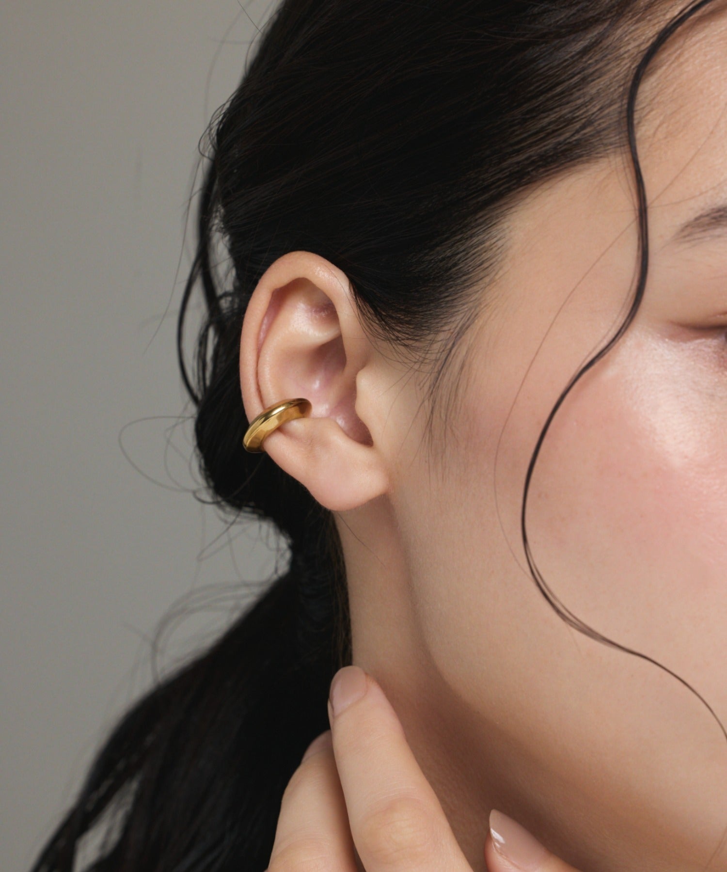 ciite' シーテ イヤーカフ 【 金属アレルギー対応 】 サークルイヤーカフ サージカルステンレス