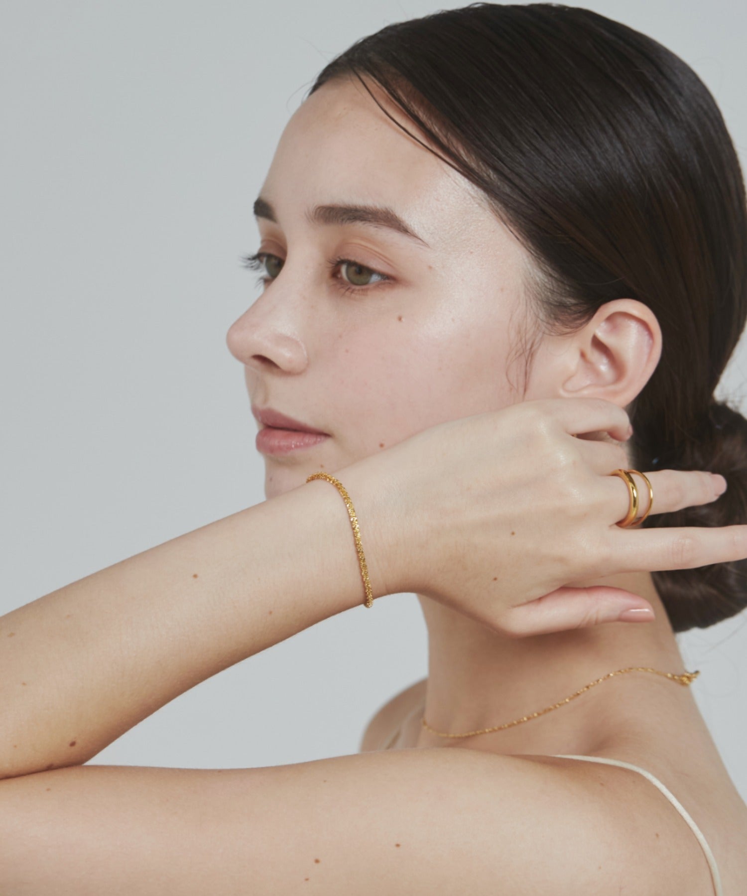 ciite' シーテ ブレスレット 【 金属アレルギー対応 】 グリッターチェーンブレスレット サージカルステンレス