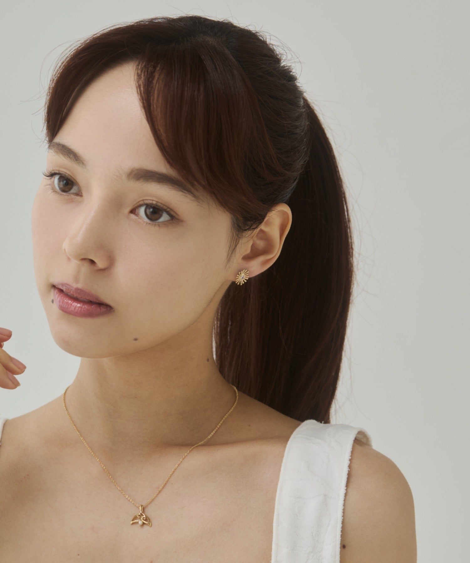 ciite' シーテ ピアス（両耳用） モチーフビジューピアス（両耳用）