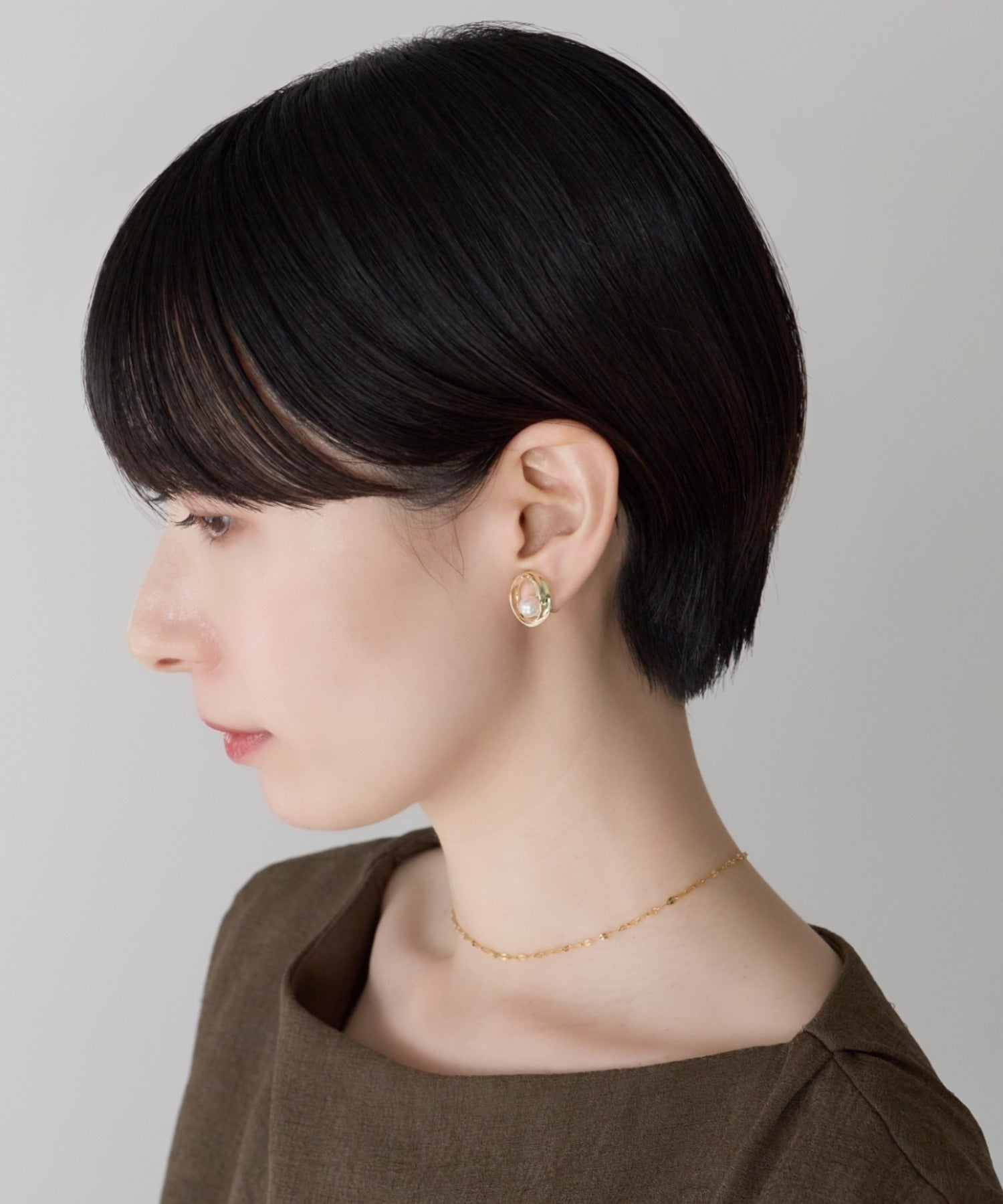 ciite' シーテ イヤリング シリコン付き デザインパールイヤリング