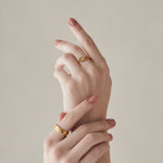 ciite' シーテ リング 【 金属アレルギー対応 】 ホースシュービジュー リング サージカルステンレス