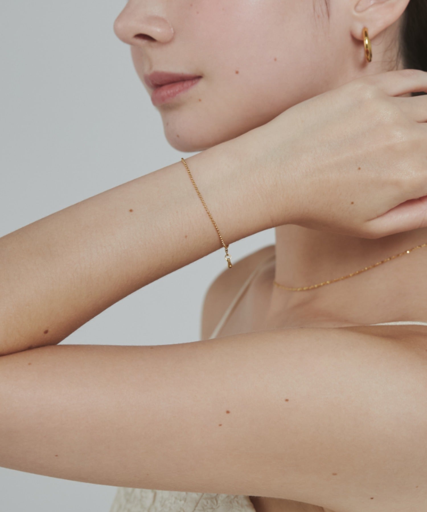 ciite' シーテ ブレスレット 【 金属アレルギー対応 】 シンプルボールチェーンブレスレット サージカルステンレス