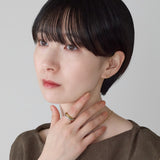 ciite' シーテ ピアス（両耳用） 【金属アレルギー対応】スクエアデザイン ピアス