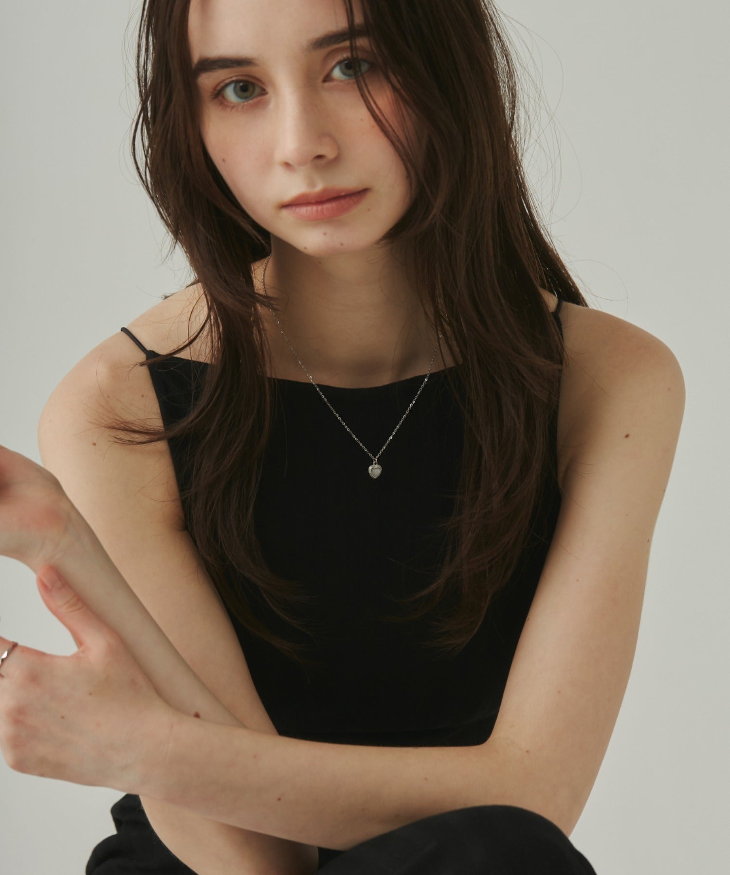 ciite' シーテ ネックレス 【 金属アレルギー対応 】 パステルカラー ハートネックレス サージカルステンレス