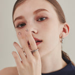 ciite' シーテ リング 【 金属アレルギー対応 】 2連リング サージカルステンレス