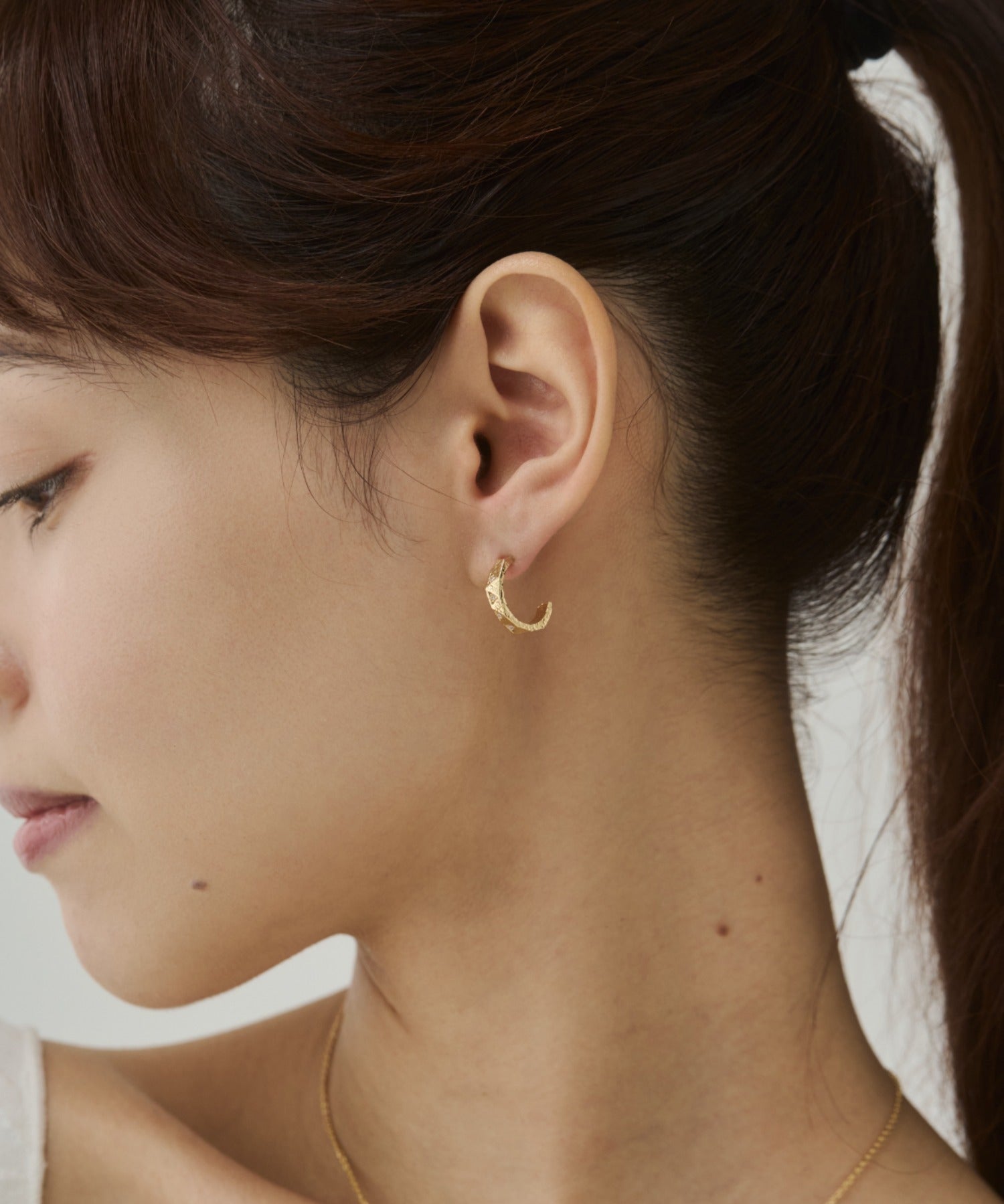 ciite' シーテ ピアス（両耳用） トライアングル ビジューピアス（両耳用）