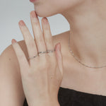 ciite' シーテ リング 【 金属アレルギー対応 】シンプルリング 4個セット サージカルステンレス