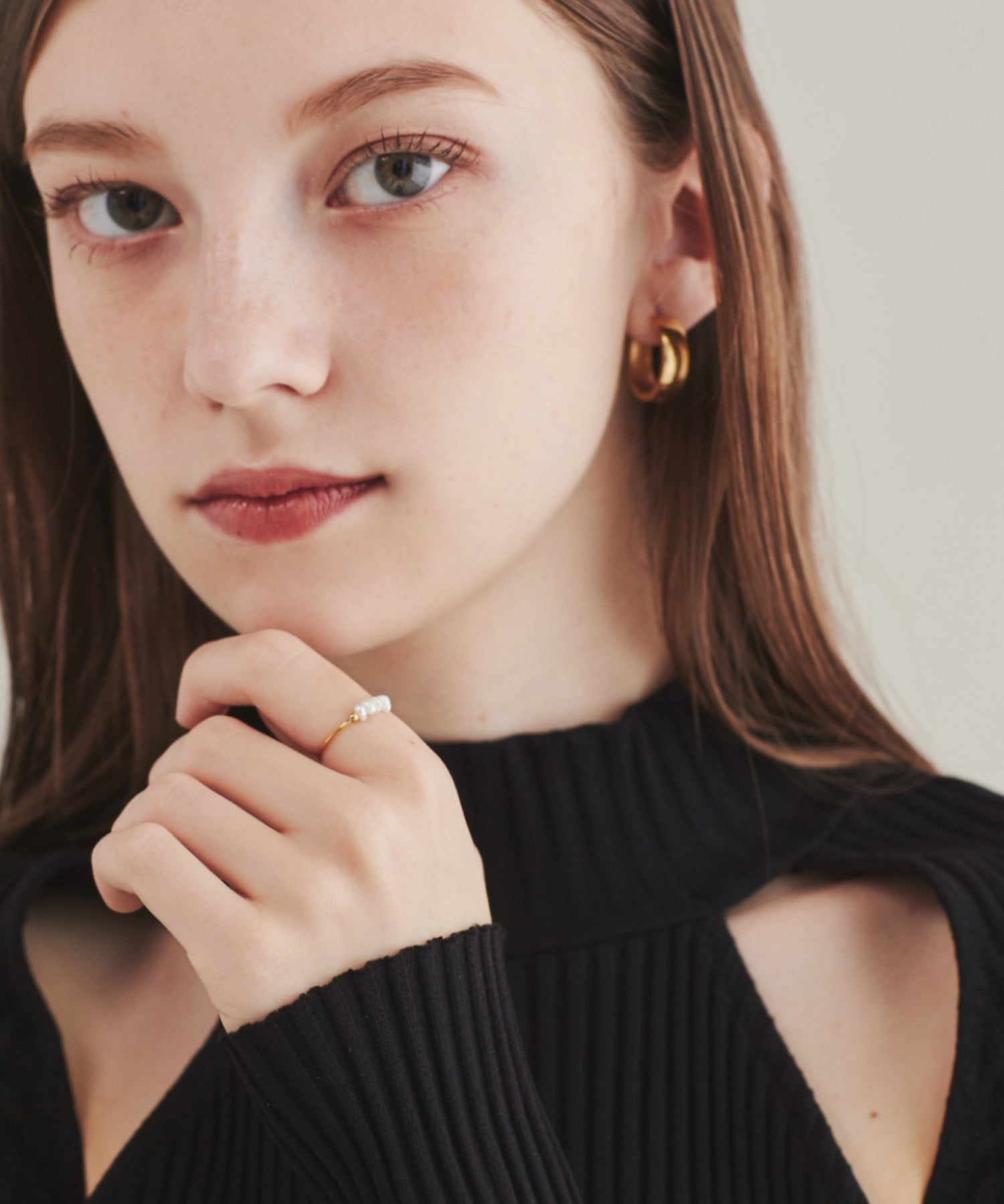 ciite' シーテ リング 【 金属アレルギー対応 】 淡水パールリング サージカルステンレス