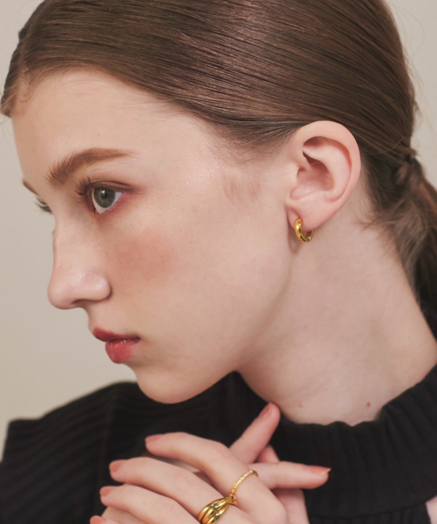 ciite' シーテ ピアス（両耳用） 【 金属アレルギー対応 】 シンプルフープピアス サージカルステンレス (両耳用)