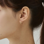 ciite' シーテ ピアス（両耳用） ニュアンス ミニフープピアス（両耳用）