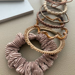 ciite' シーテ ヘアゴム チョコブラウンゴム ヘアゴムセット