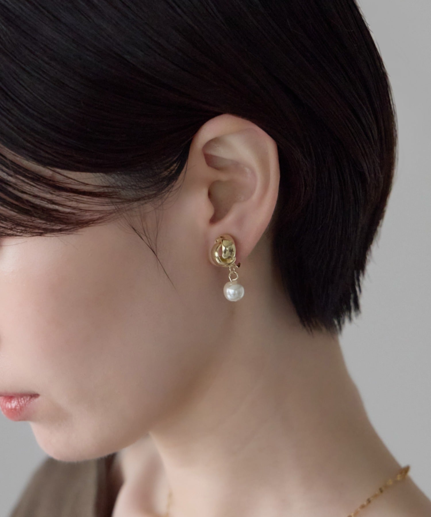 ciite' シーテ イヤリング シリコン付 デザインパール イヤリング