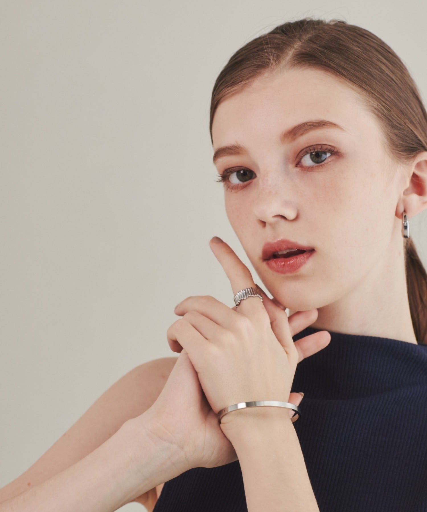 ciite' シーテ ブレスレット 【 金属アレルギー対応 】 シンプルバングル サージカルステンレス