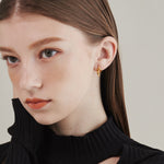 ciite' シーテ ピアス（両耳用） 【 金属アレルギー対応 】 ノットピアス サージカルステンレス (両耳用)