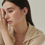 ciite' シーテ イヤーカフ 【 金属アレルギー対応 】ミニパールイヤーカフ サージカルステンレス