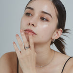 ciite' シーテ リング 【 金属アレルギー対応 】 クロスリング サージカルステンレス