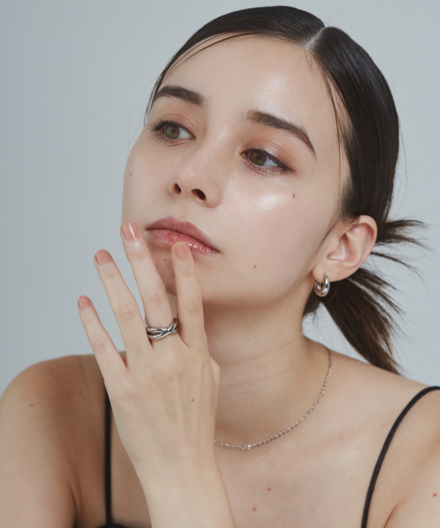 ciite' シーテ リング 【 金属アレルギー対応 】 クロスリング サージカルステンレス