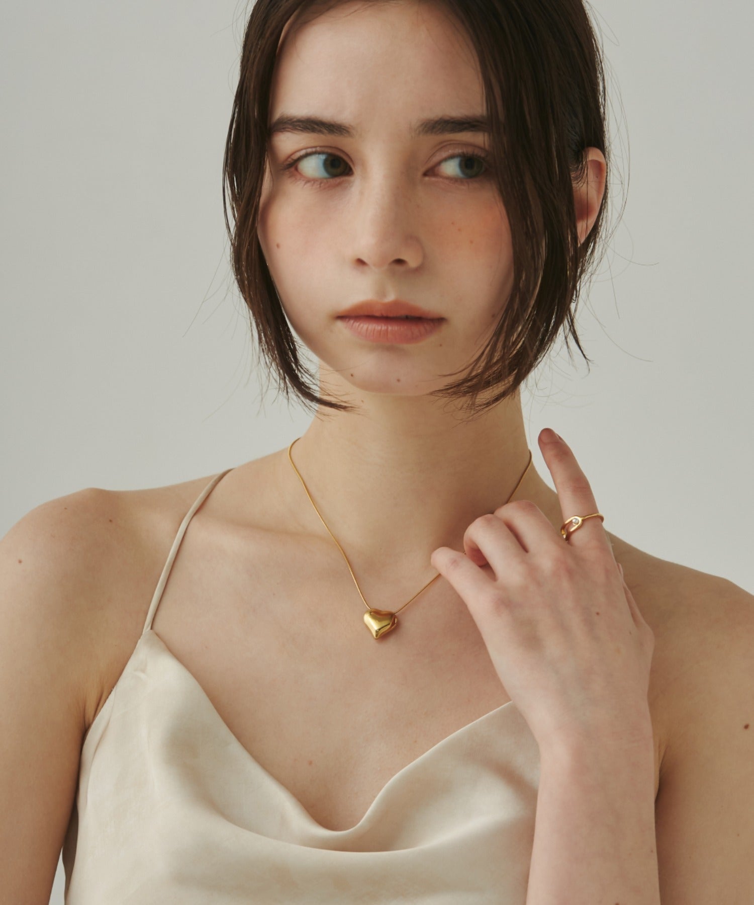 ciite' シーテ ネックレス 【 金属アレルギー対応 】 ハートネックレス サージカルステンレス