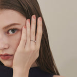 ciite' シーテ リング 【 金属アレルギー対応 】 シンプルビジューリング サージカルステンレス