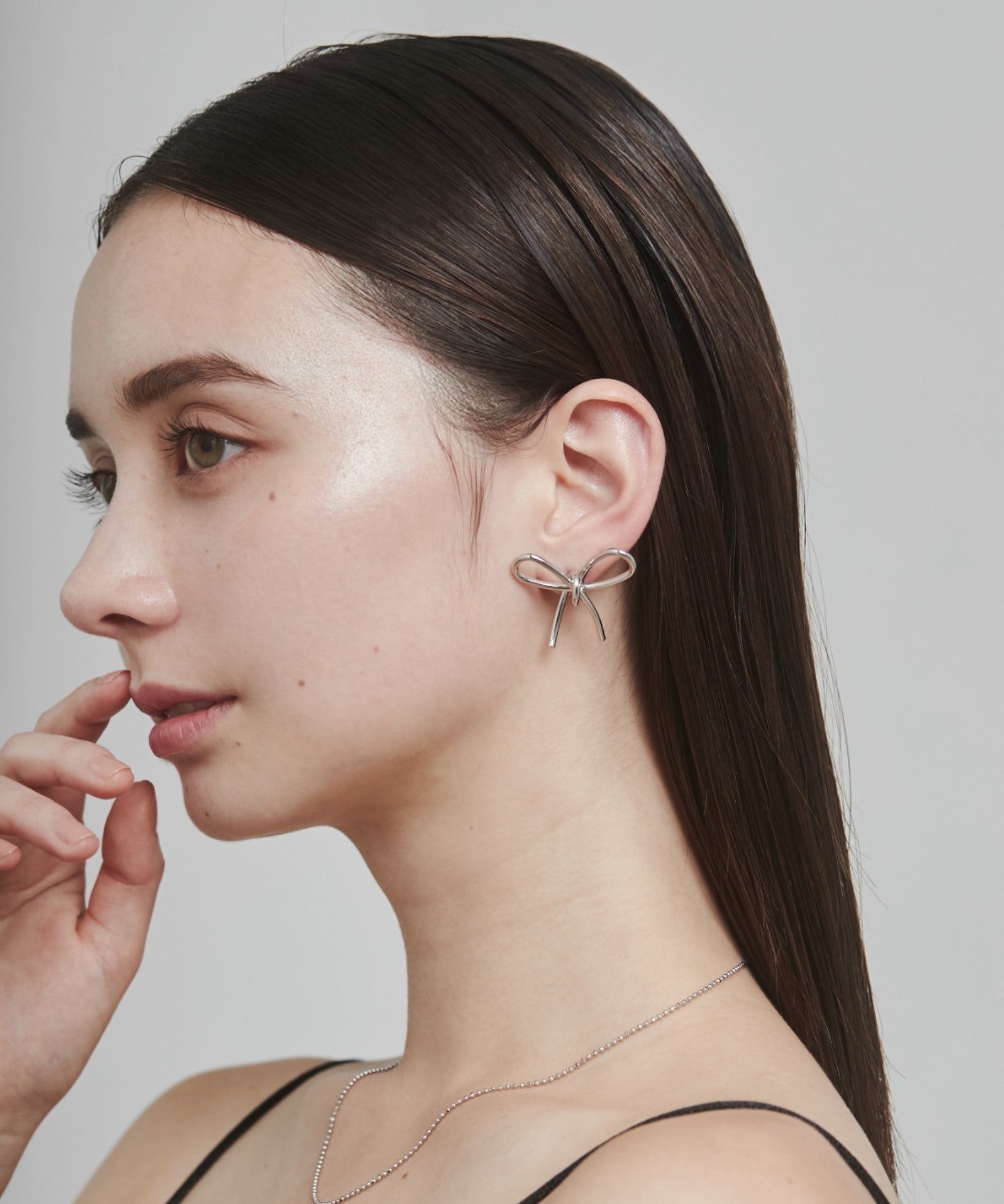 ciite' シーテ ピアス（両耳用） リボンピアス (両耳用)