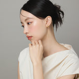 ciite' シーテ ピアス（両耳用） 【 金属アレルギー対応 】 ノットチェーンピアス サージカルステンレス (両耳用)